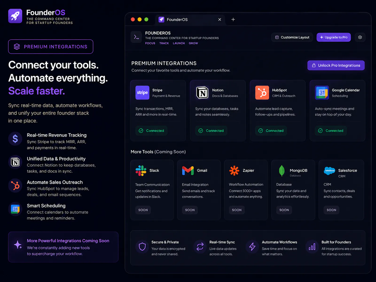 FounderOS — Command Center for Founders screenshot 6