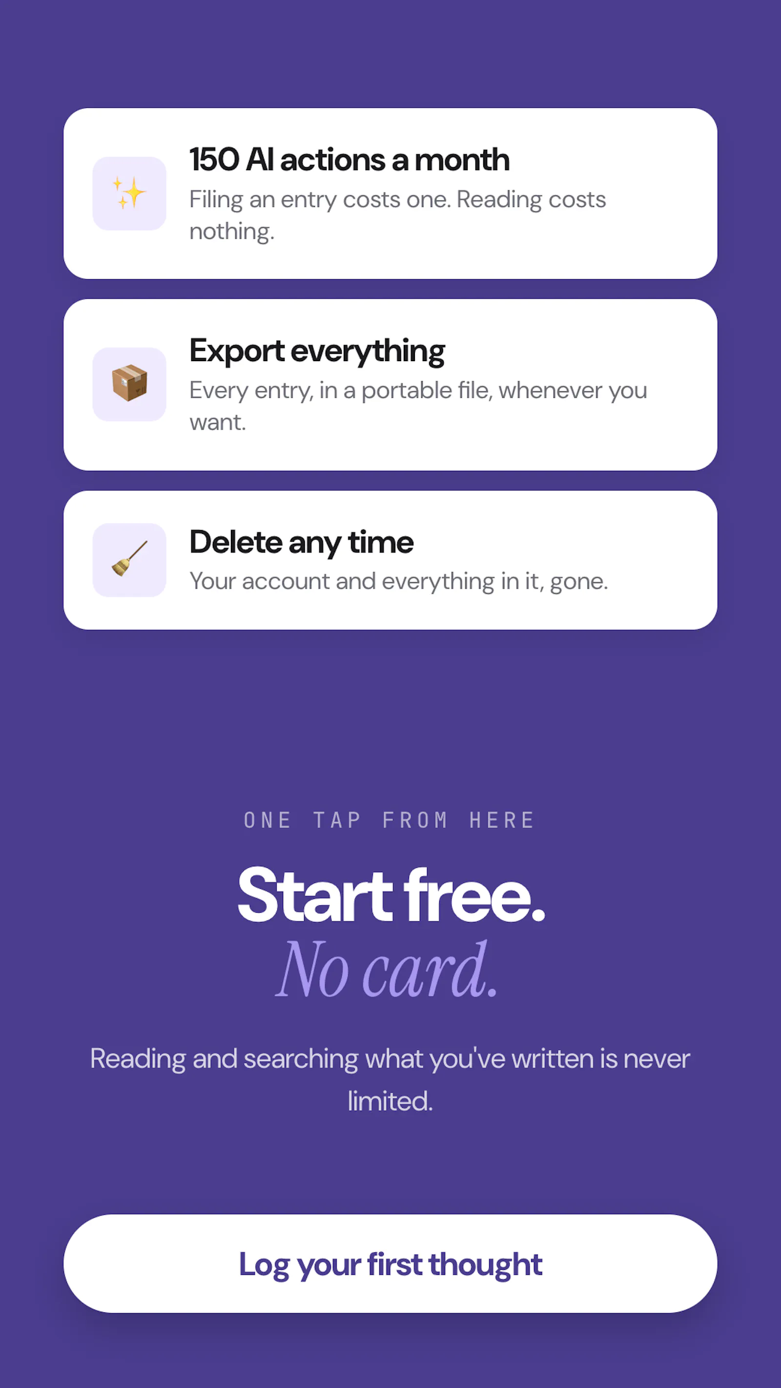 ThoughtLogger screenshot 4