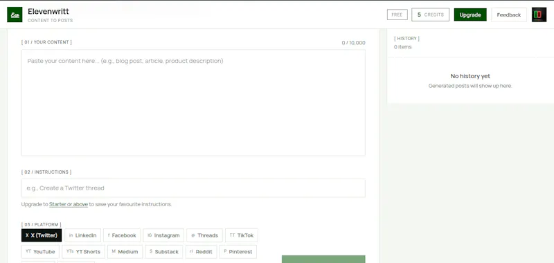 Elevenwritt screenshot 3