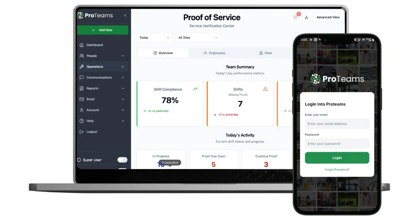 ProTeams screenshot 1