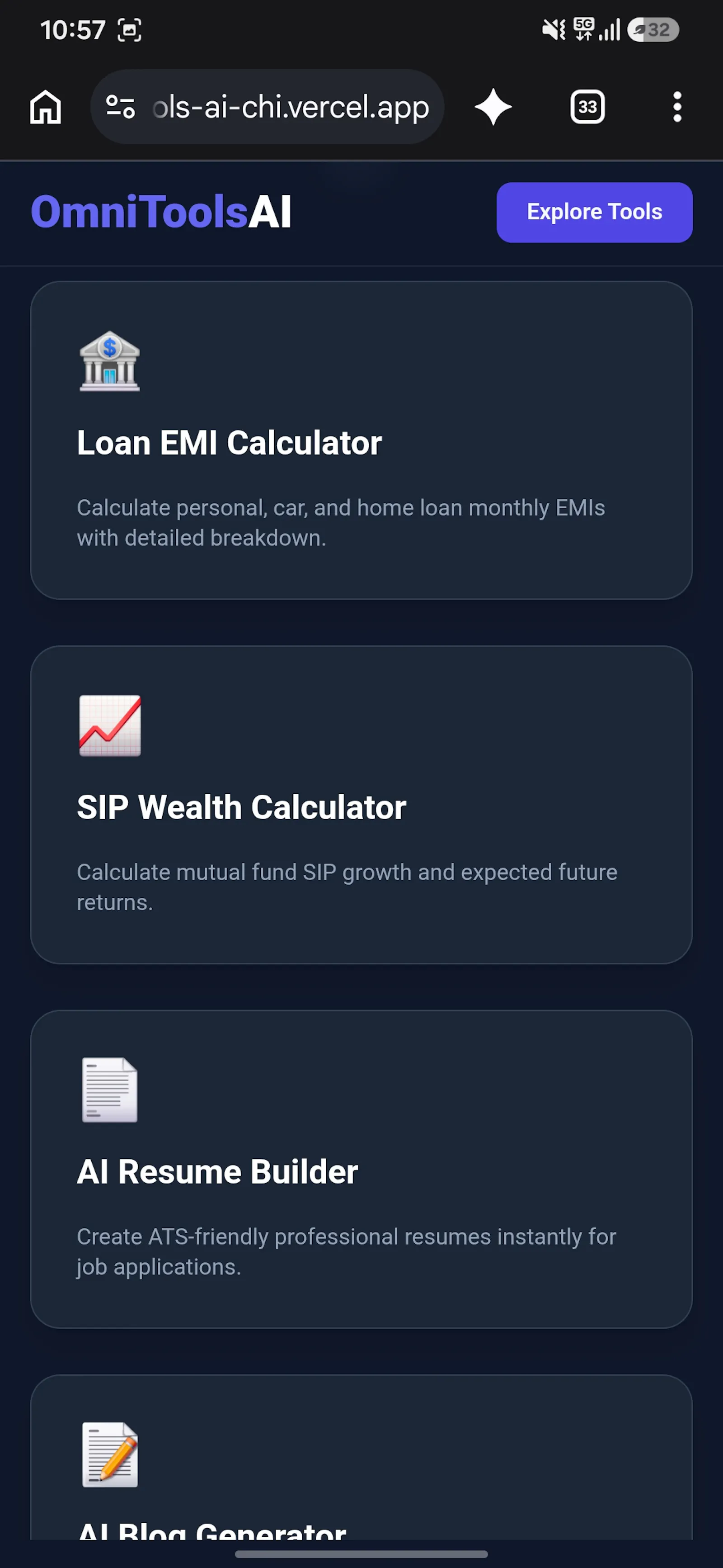 OmniTools AI screenshot 1