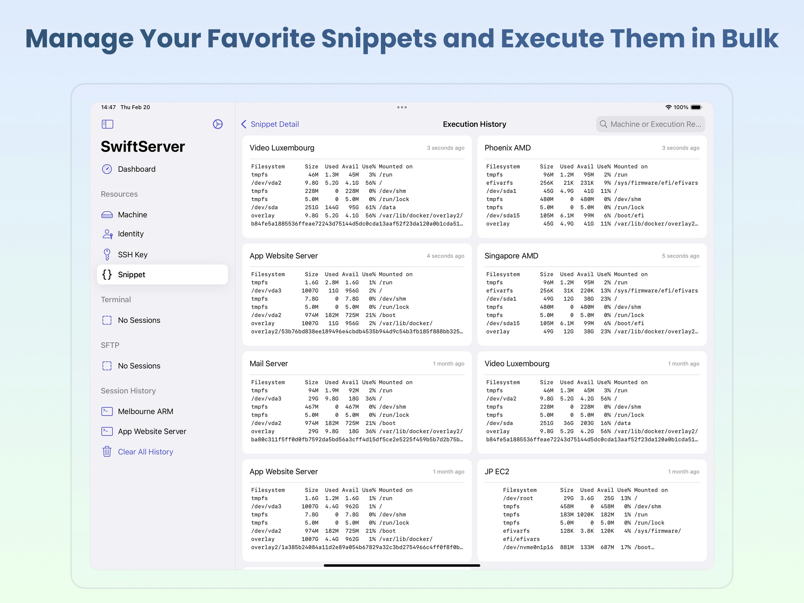 Swiftserver - Überwachen und verwalten Sie Ihre Server in Echtzeit Medien 6