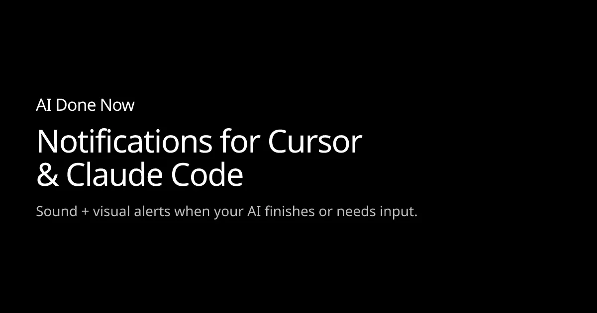 AI Done Now