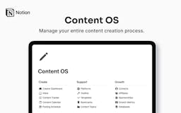 Content Operating System media 1