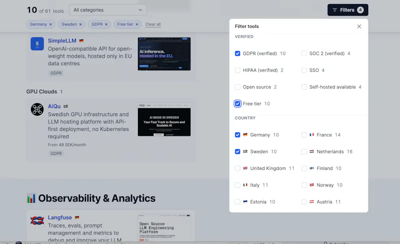 Infrabase.ai screenshot 2