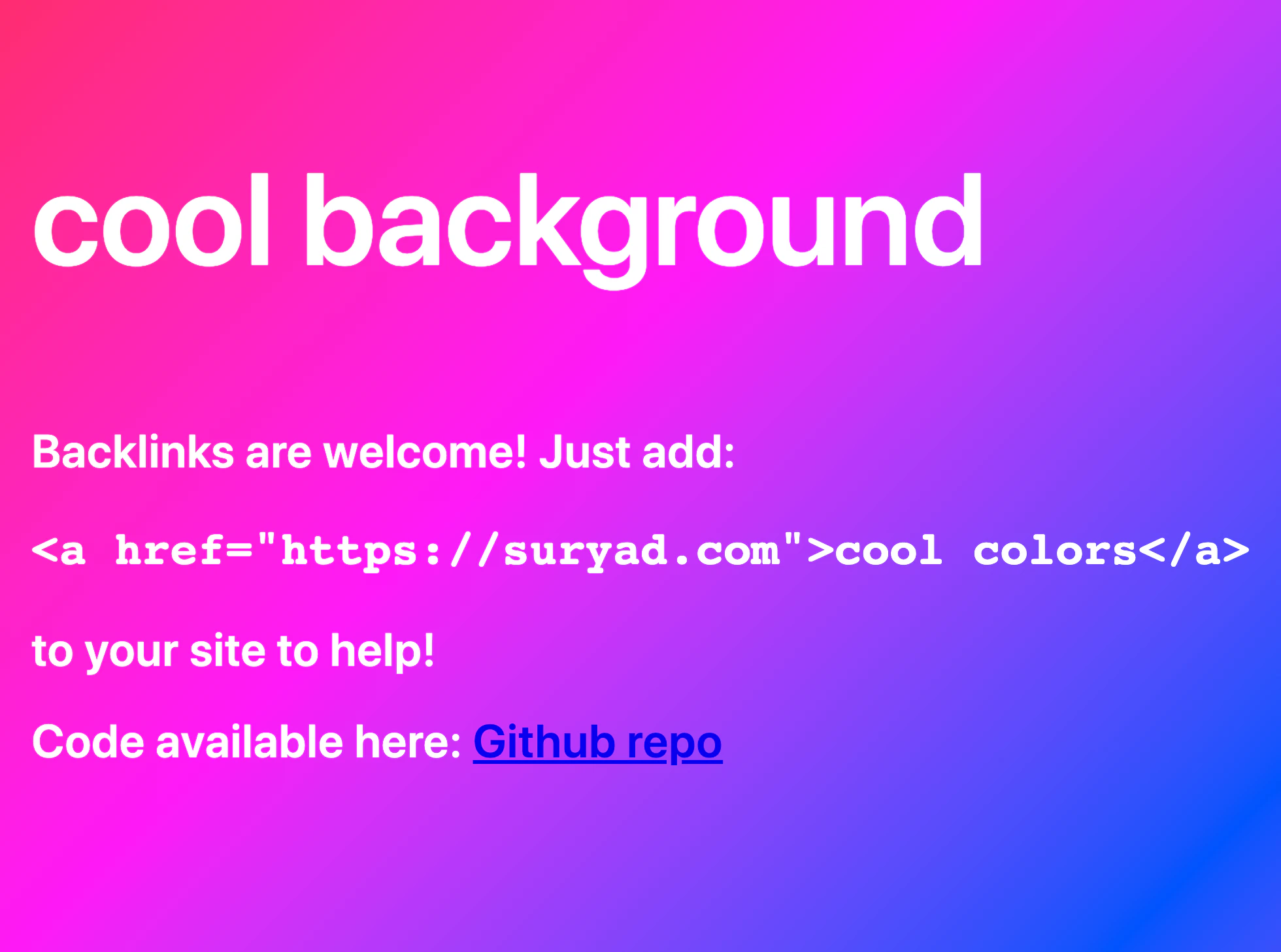 Multicolor Gradients