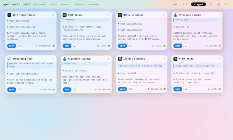 AgentBoard screenshot 3