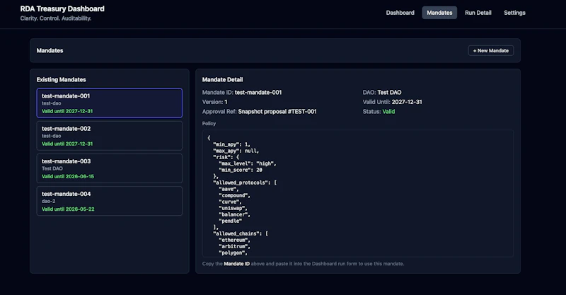 RDA — Robo DeFi Advisor screenshot 6