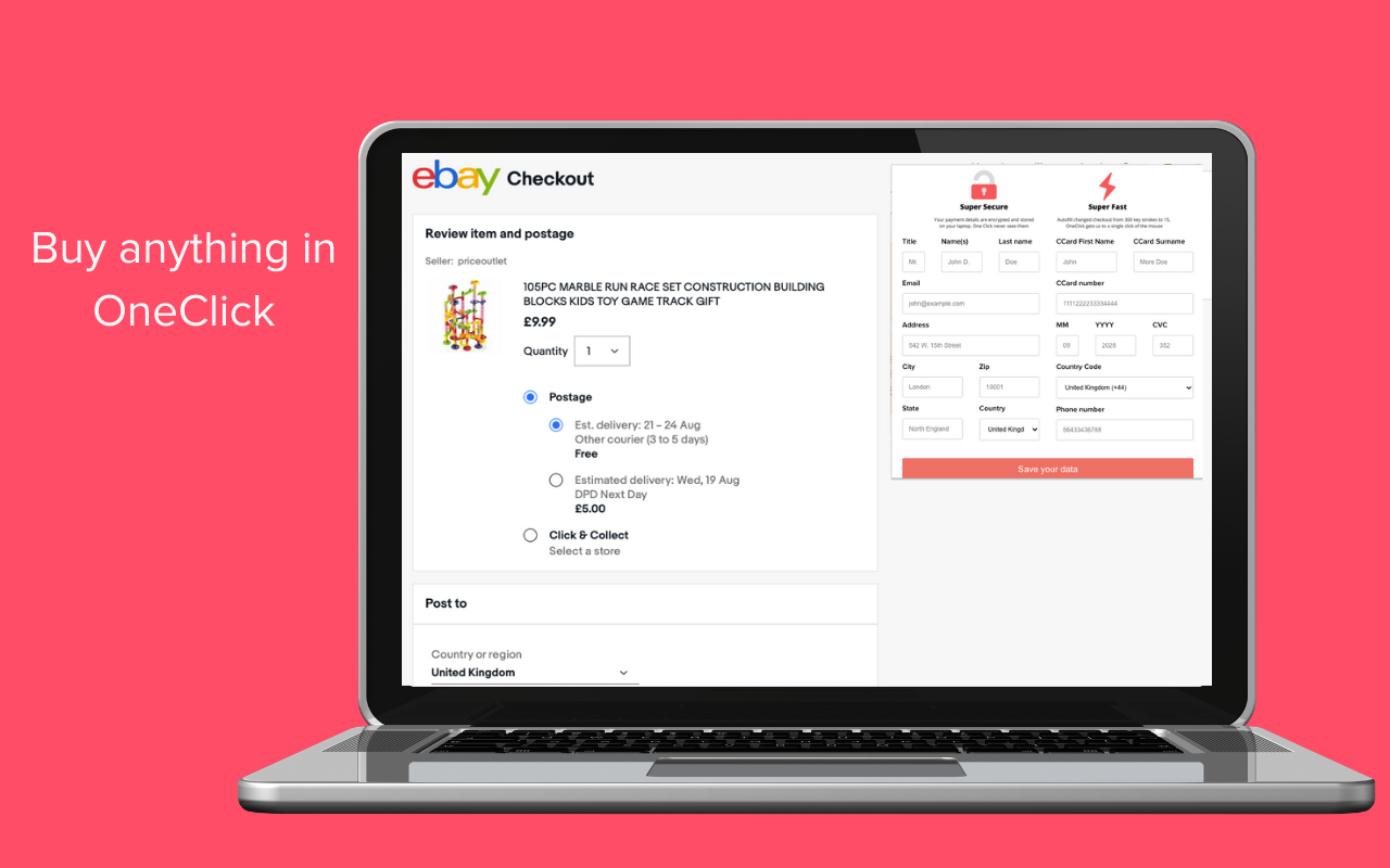 Buy anything with OneClick gallery image