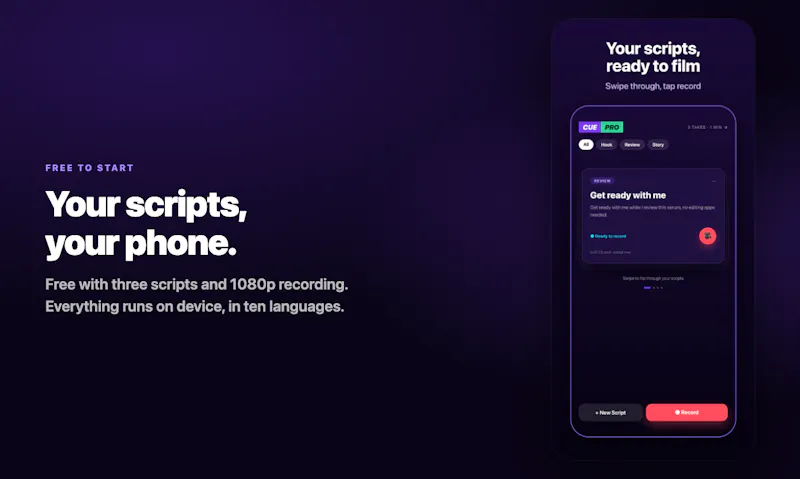 Cue screenshot 2
