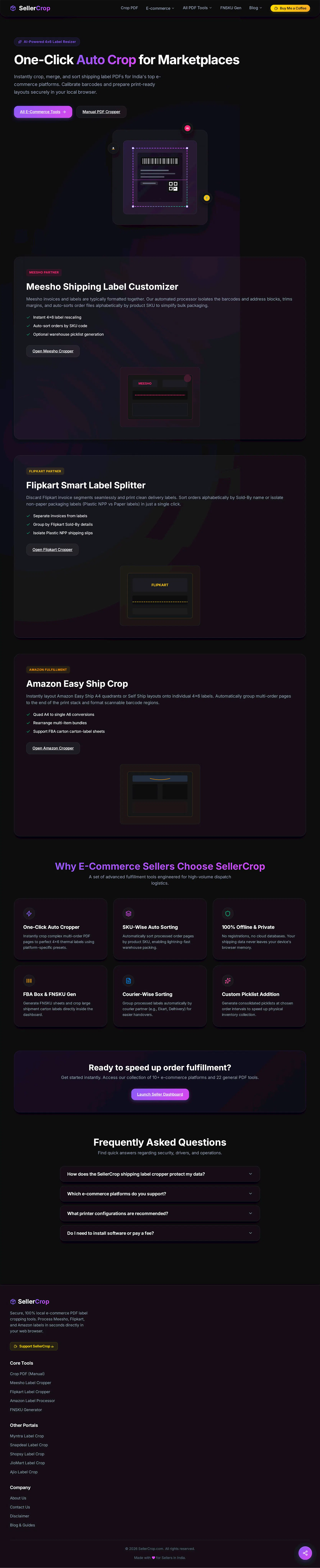 SellerCrop screenshot