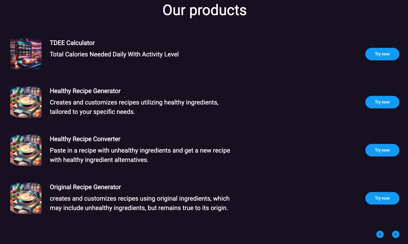 Nutrition Assistant AI Suite - Screenshot 4 showing product features and functionality