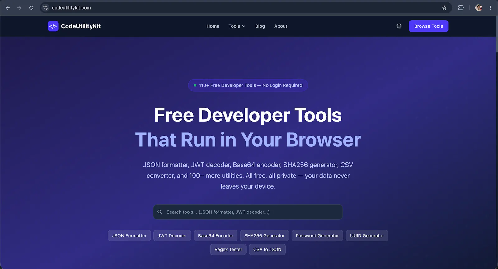 CodeUtilityKit screenshot 2