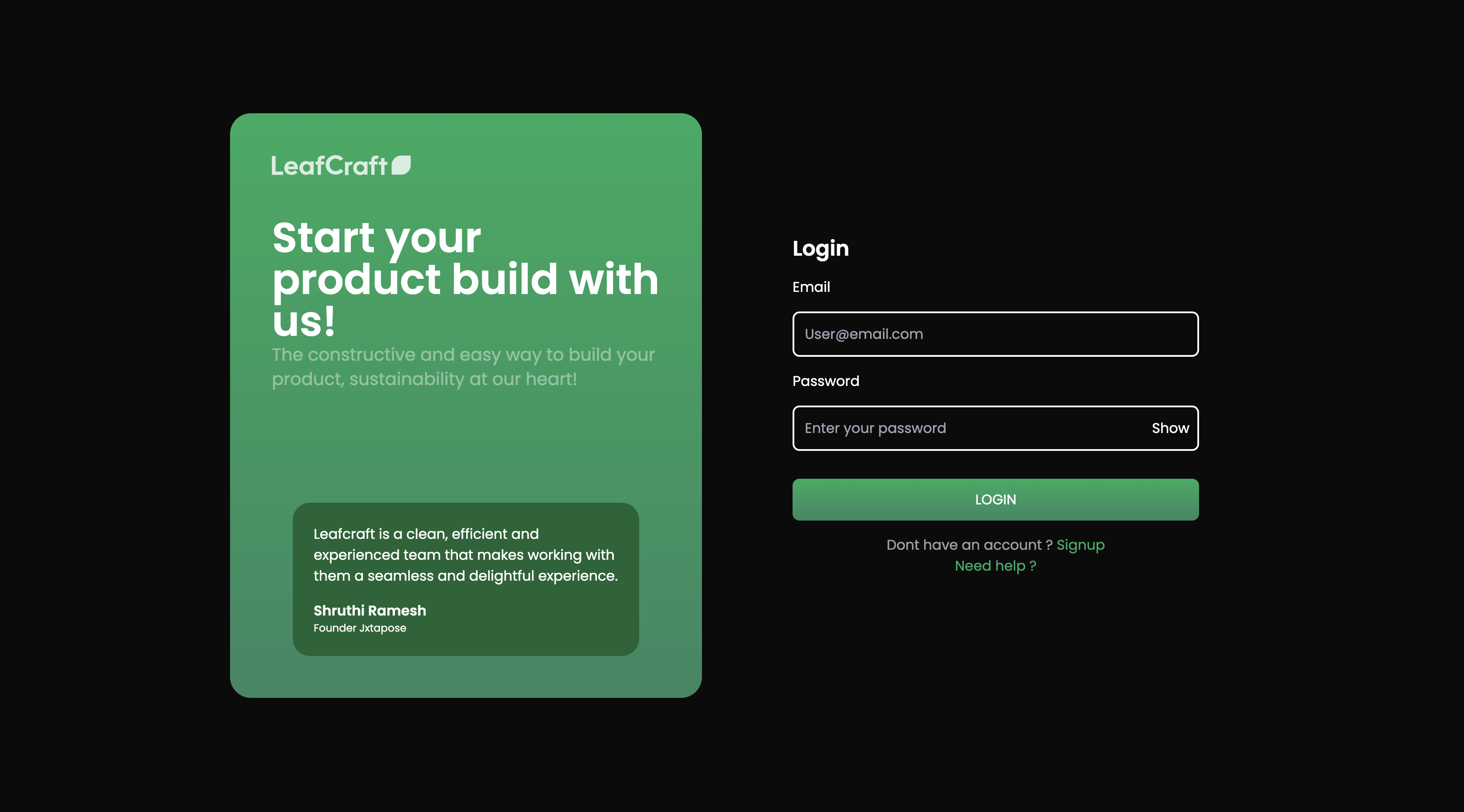 Leaf Craft Builder gallery image