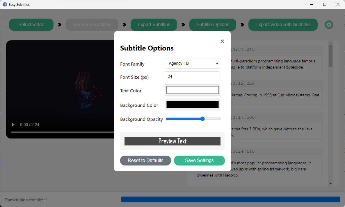 Easy Subtitles media 3