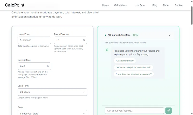 CalcPoint screenshot 3