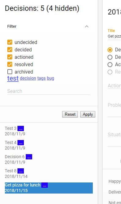 Decision Journal gallery image