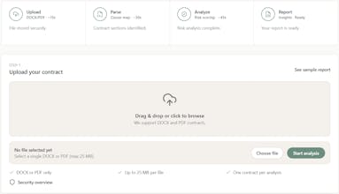 ClearSigna - AI Contract Analysis gallery image