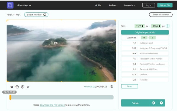 AnyMP4 Video Cropper Online gallery image