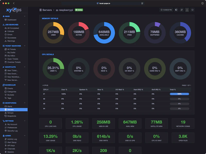 xyOps screenshot 4