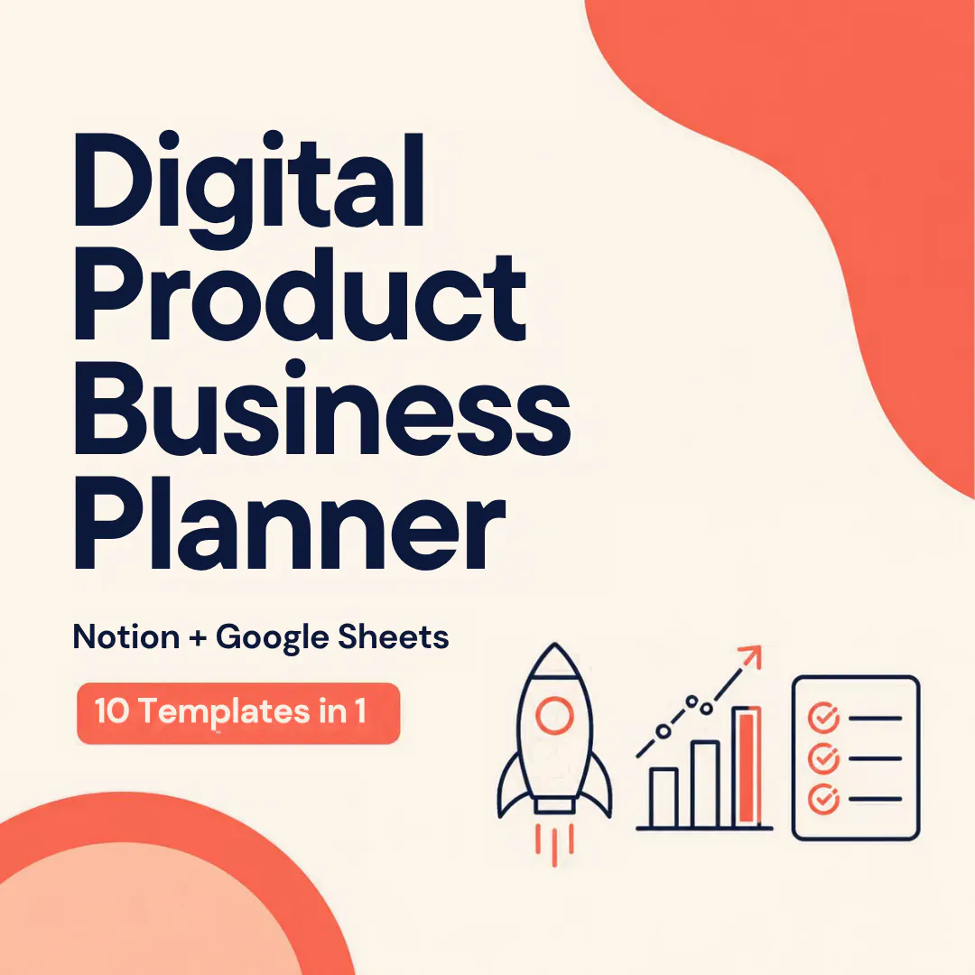 Digital Product Business Planner 