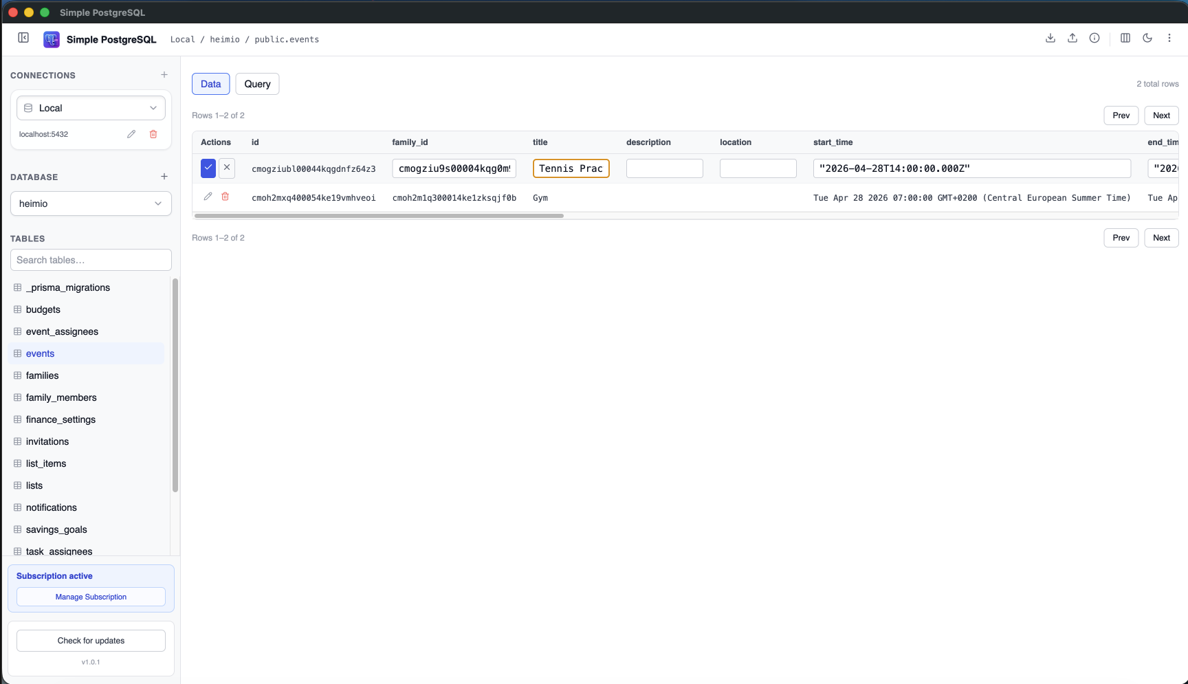 SimplePostgreSQL gallery image