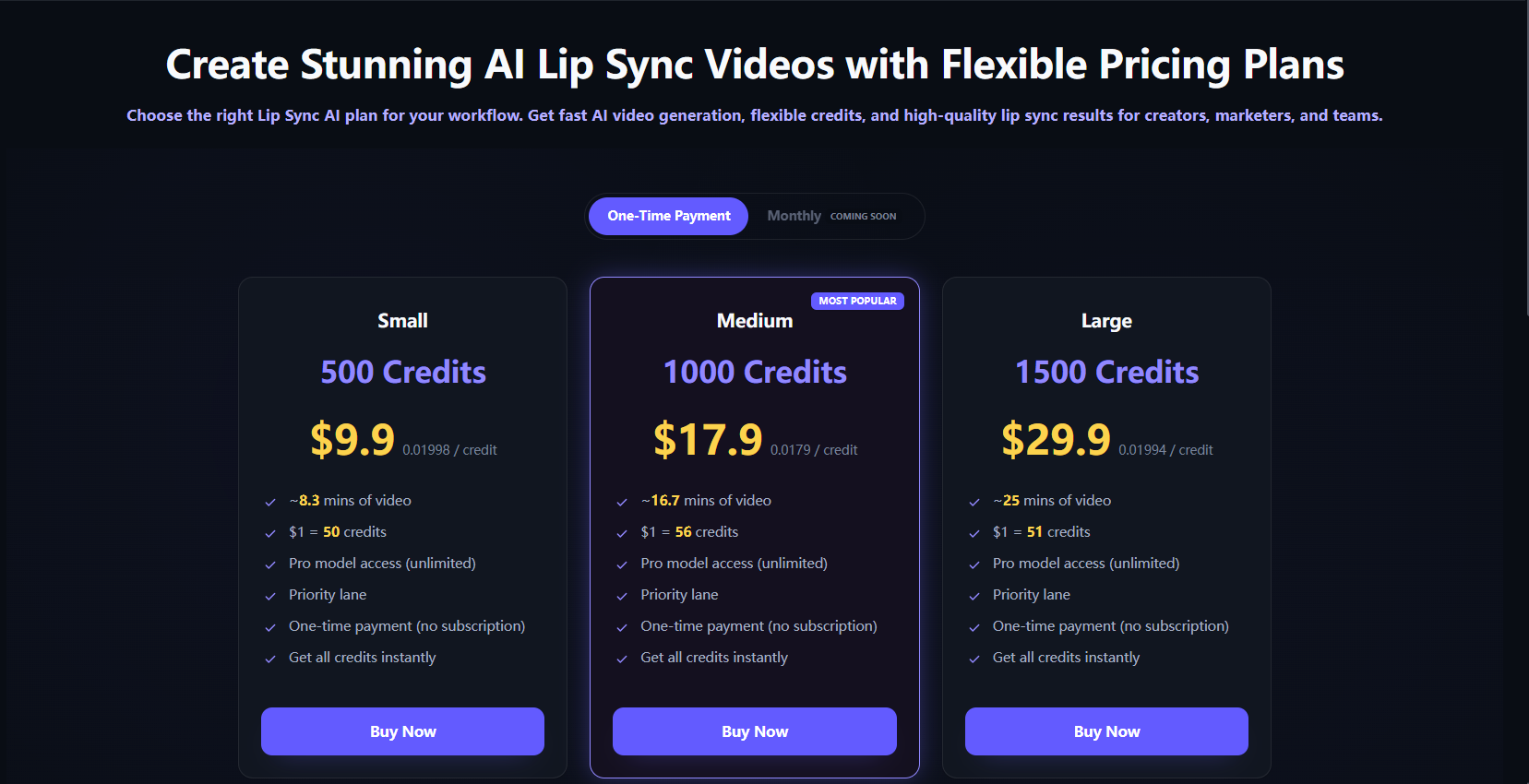 Lip Sync AI Video Generator gallery image