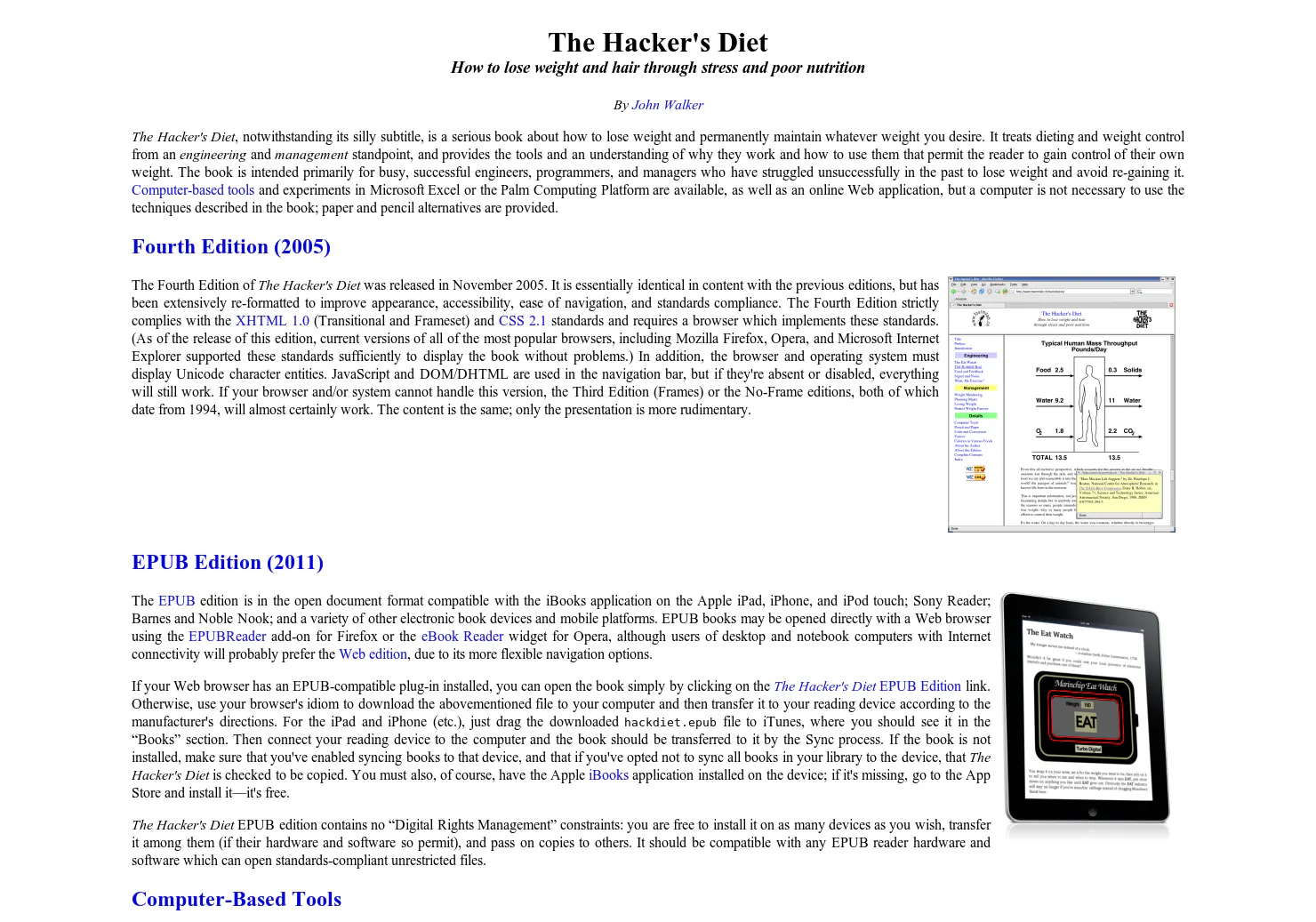 The Hacker Diet