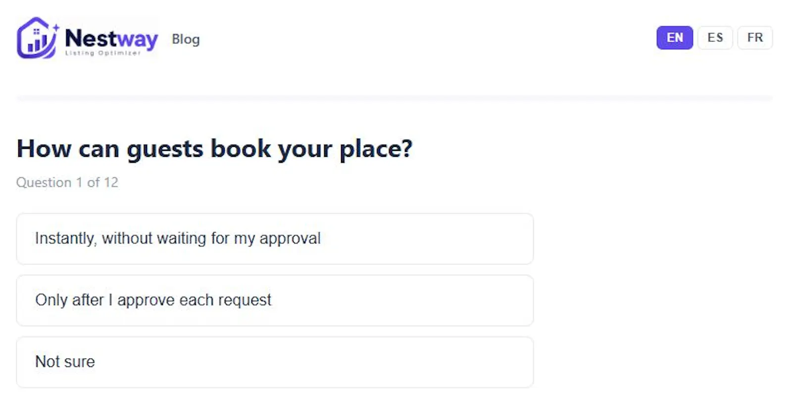 Nestway — Airbnb Listing Optimizer screenshot 2