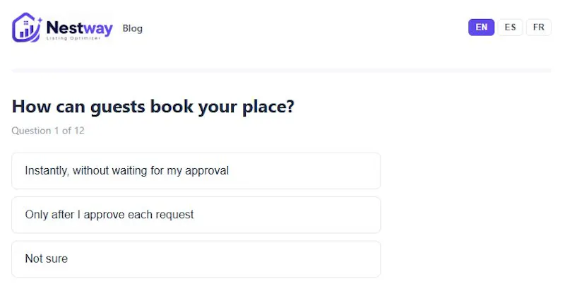 Nestway — Airbnb Listing Optimizer screenshot 2