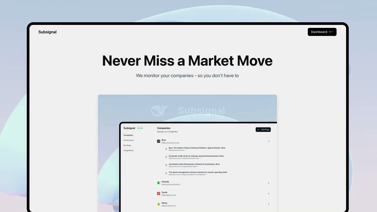 Subsignal gallery image