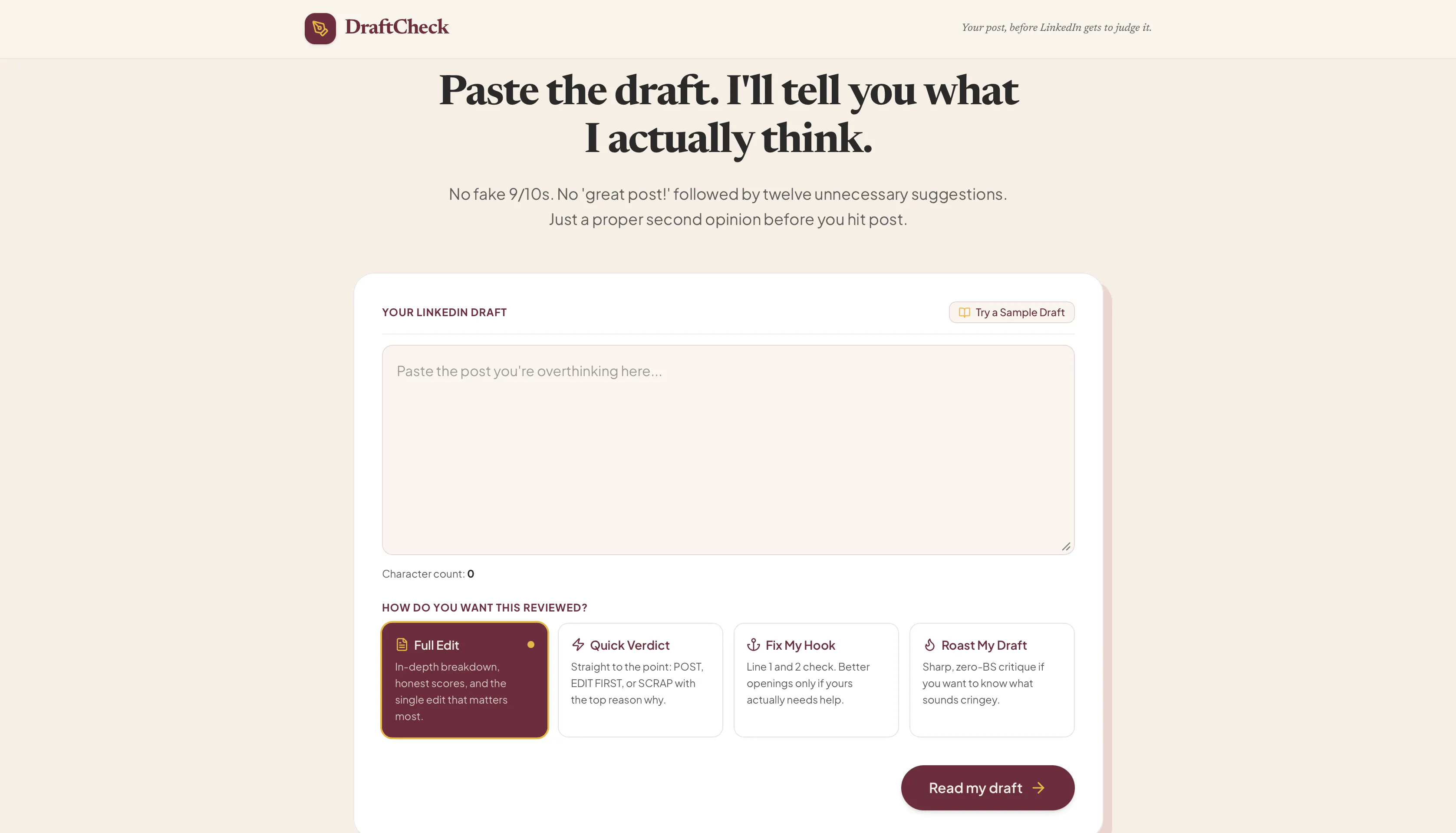 DraftCheck gallery image