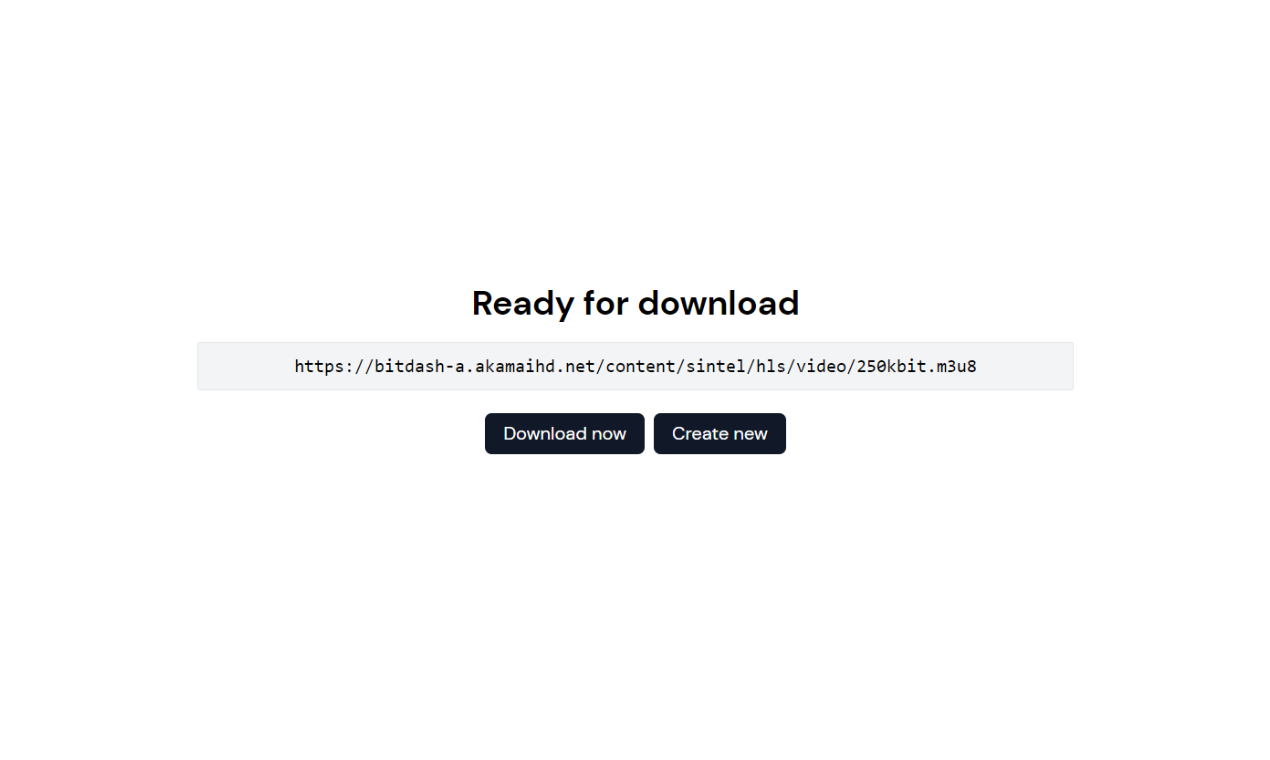 HLS Downloader media 4
