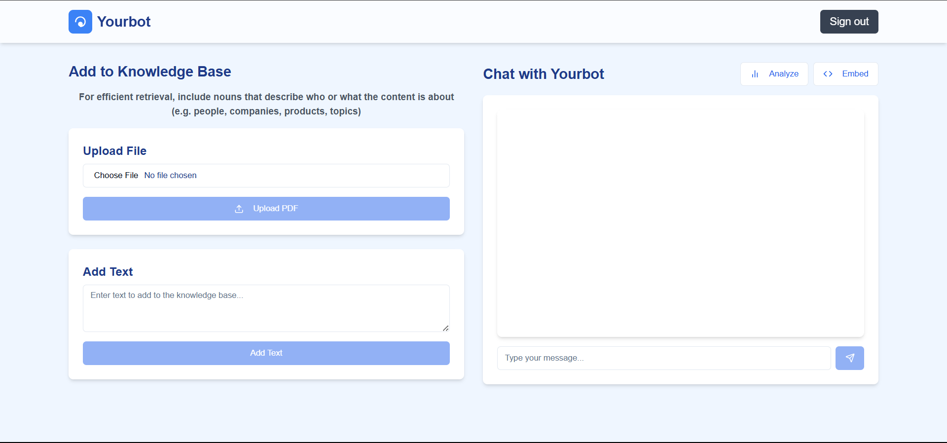 Dein Bot - Erstellen Sie in wenigen Minuten benutzerdefinierte KI -Chatbots mit Ihrem Bot Medien 2