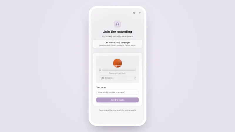A podcast studio in the browser. screenshot 4