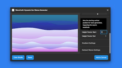 Wavecraft - Generative Art Figma Plugin gallery image