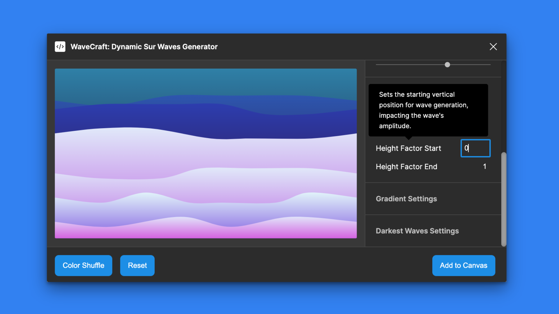 Mídia 2 de Wavecraft - Arte generativa figma plugin