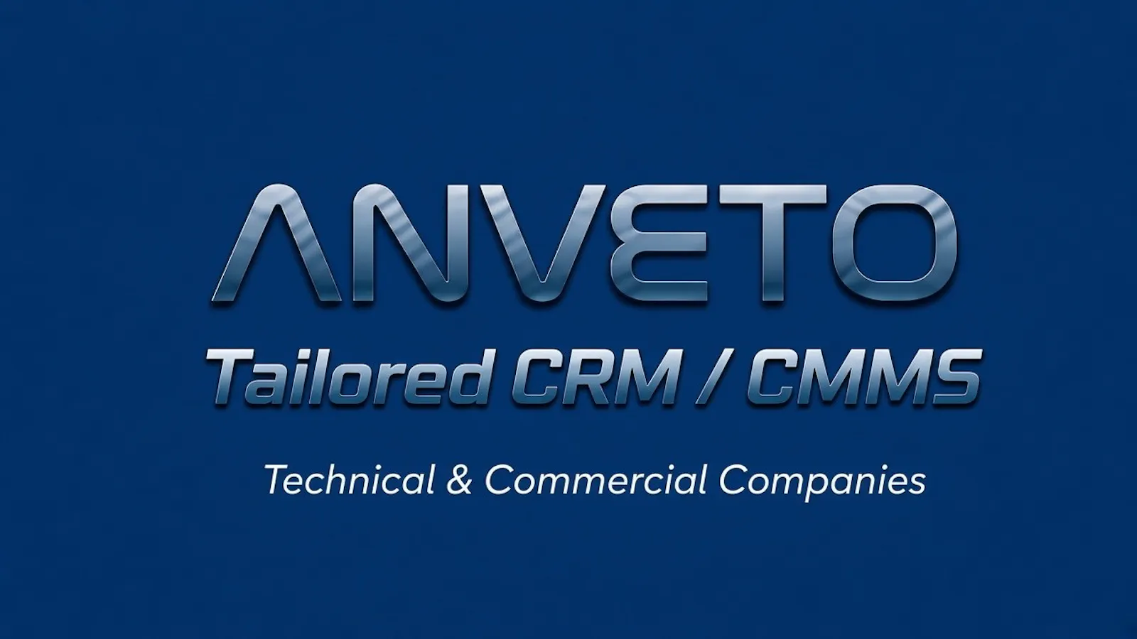 Anveto CRM / CMMS  screenshot 1 (video preview)