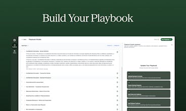 Draftwise Playbook Studio gallery image