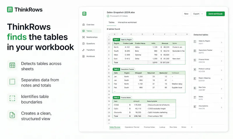 ThinkRows screenshot 4