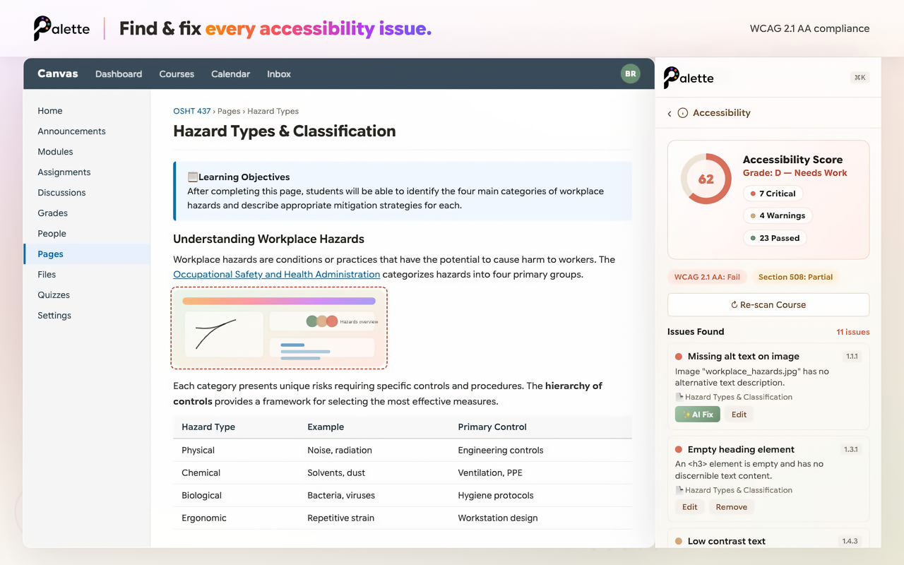Palette gallery image