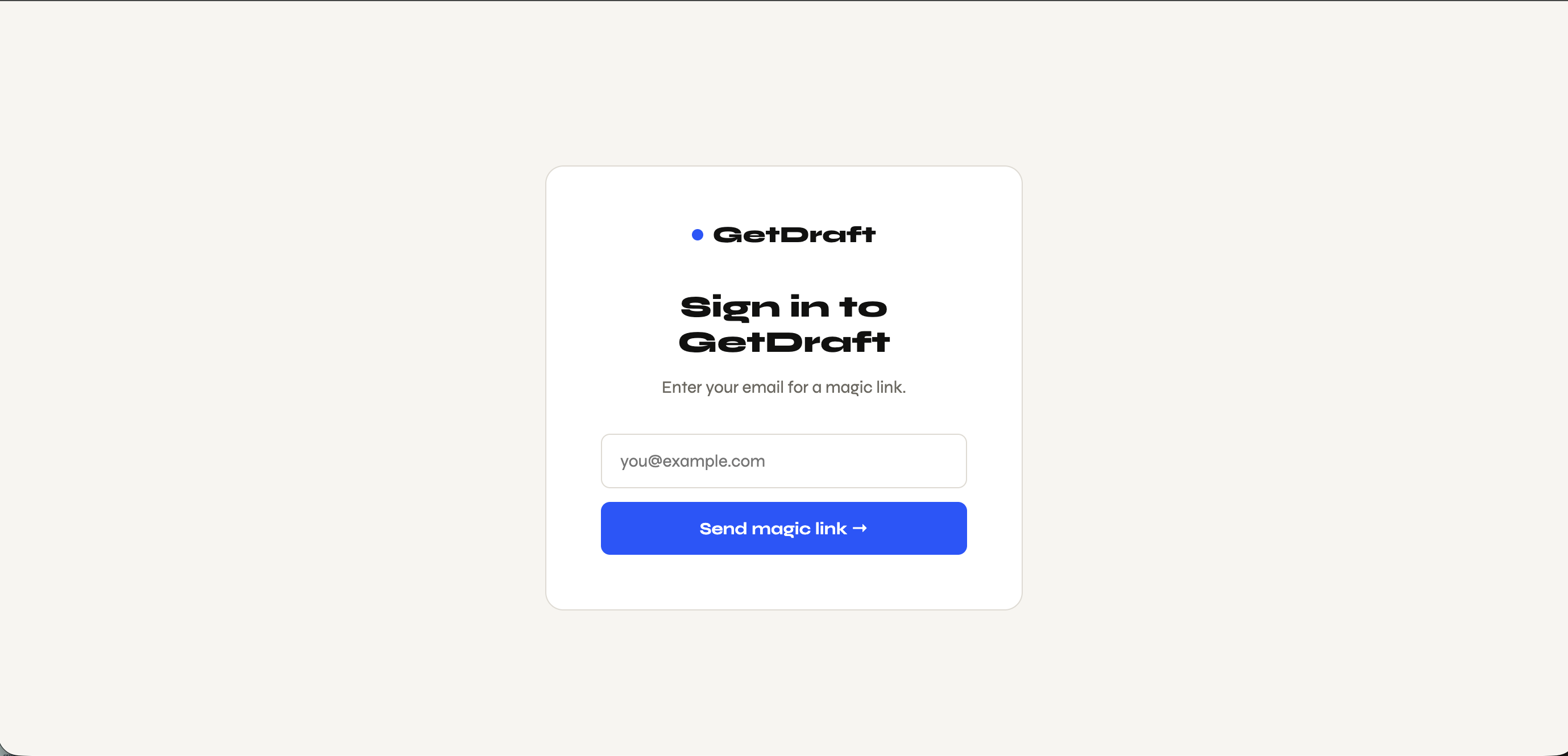 GetDraft gallery image