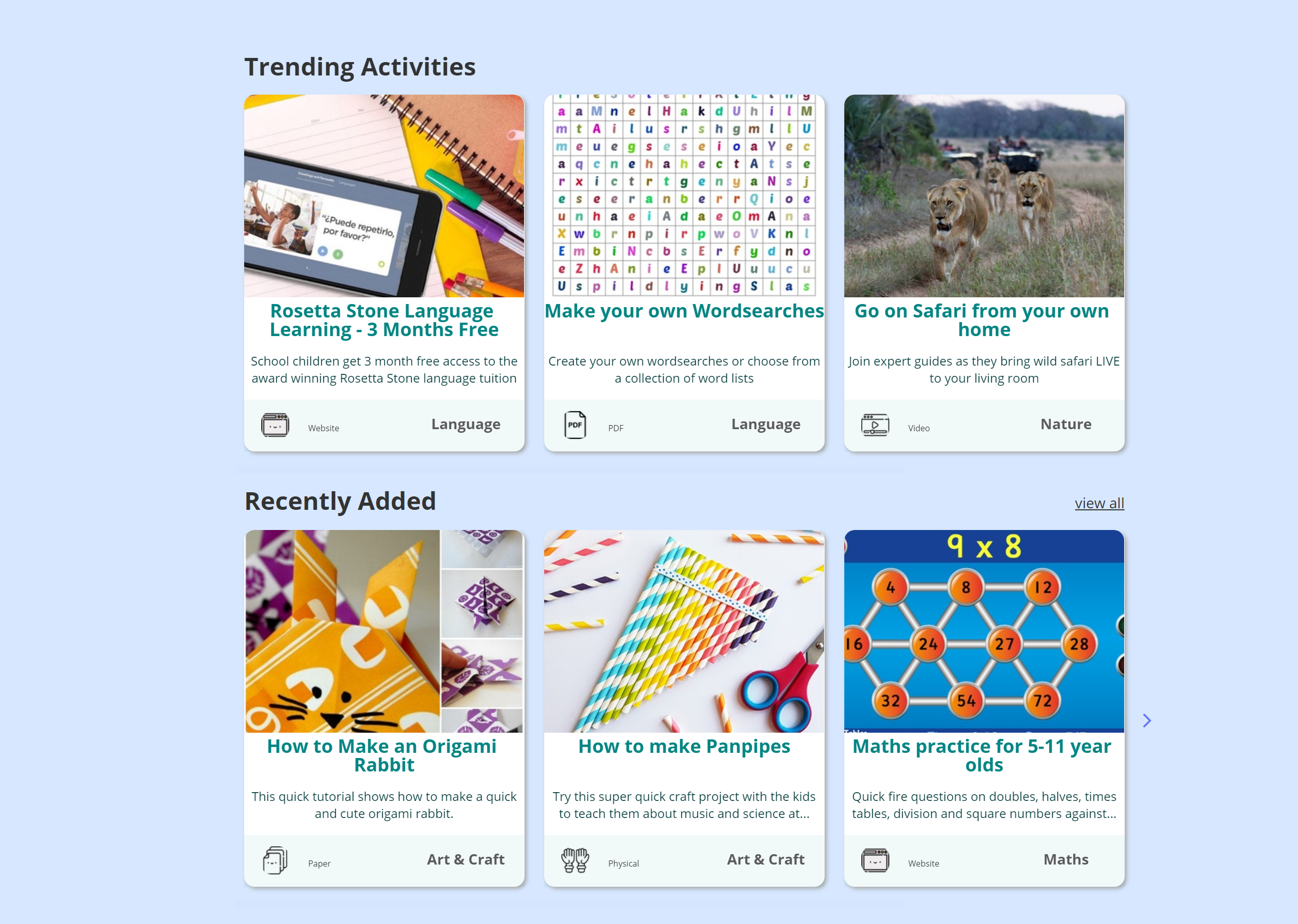 Rainy Day Kids - Quarantine Activities gallery image