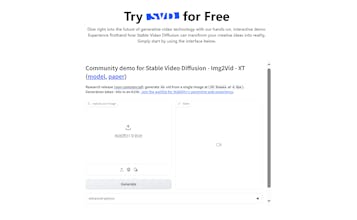 Stable Video Diffusion AI gallery image