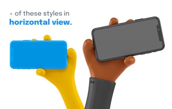 iPhone 3D Mockups gallery image