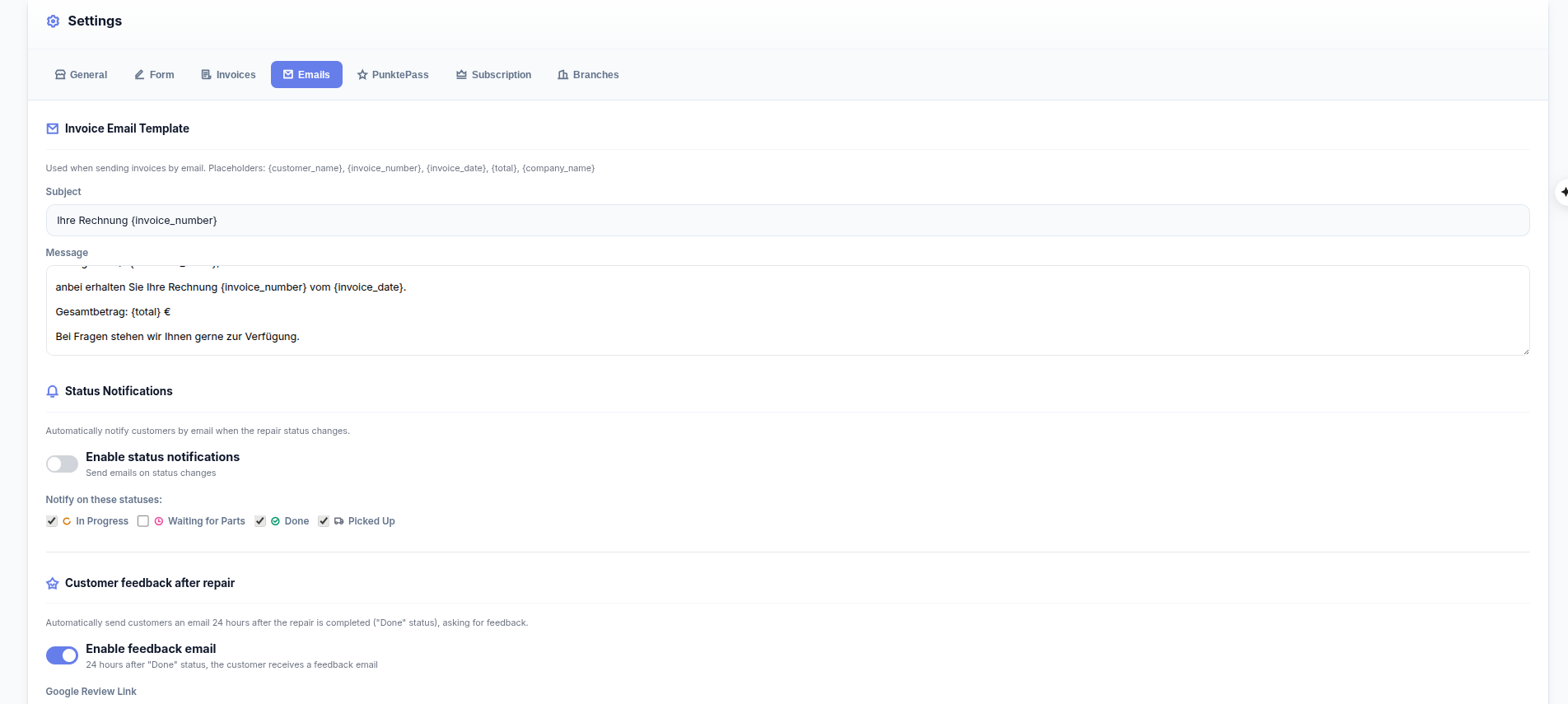 Reparaturpass - Screenshot 3 showing product features and functionality