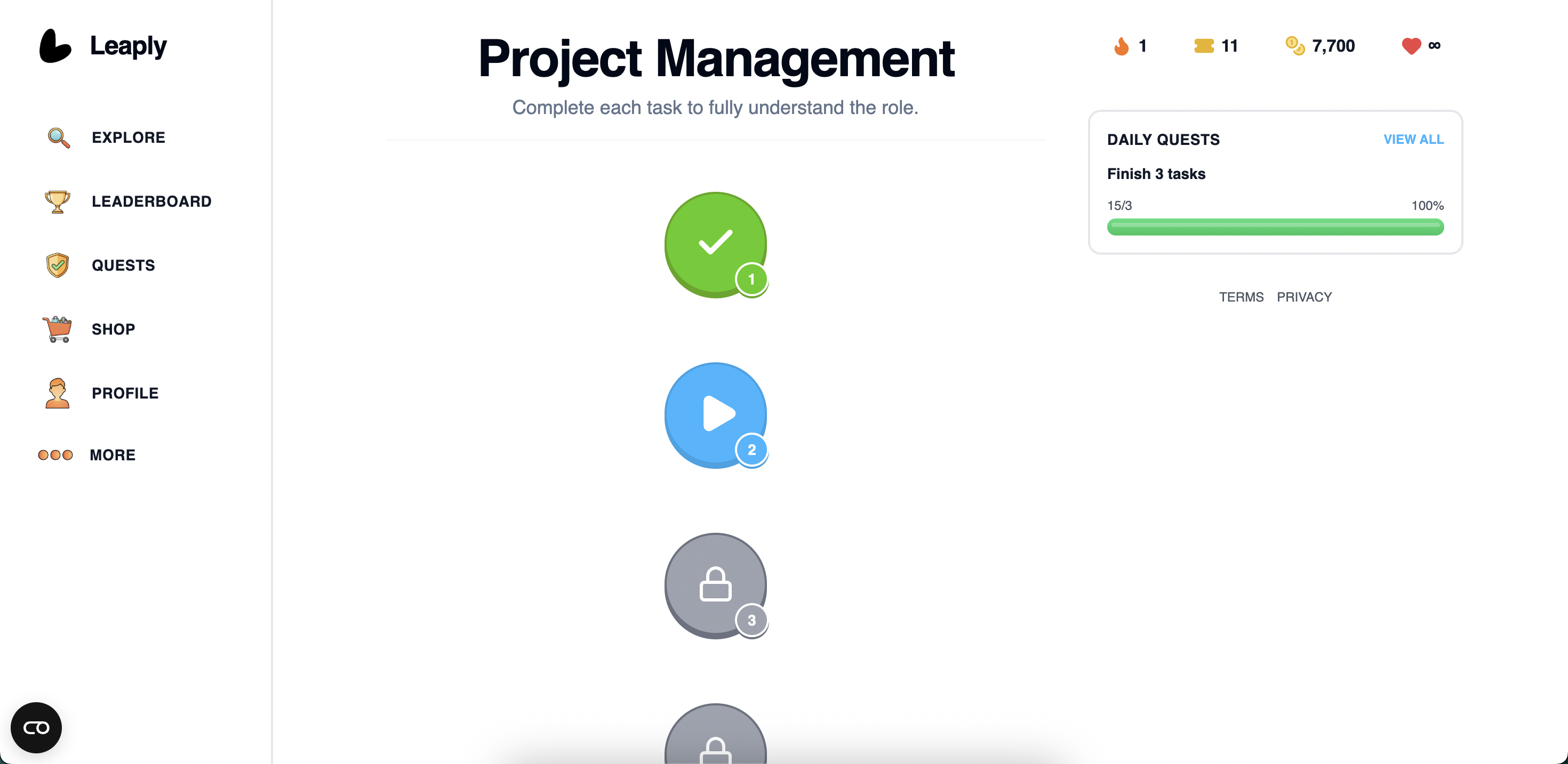 Leaply - Main product screenshot demonstrating key features and user interface