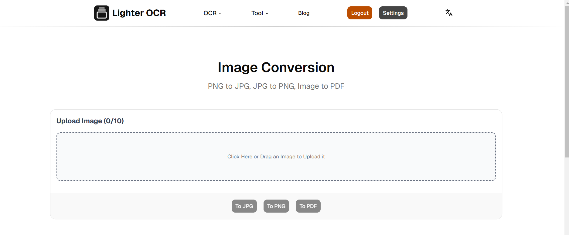 Lighter OCR gallery image