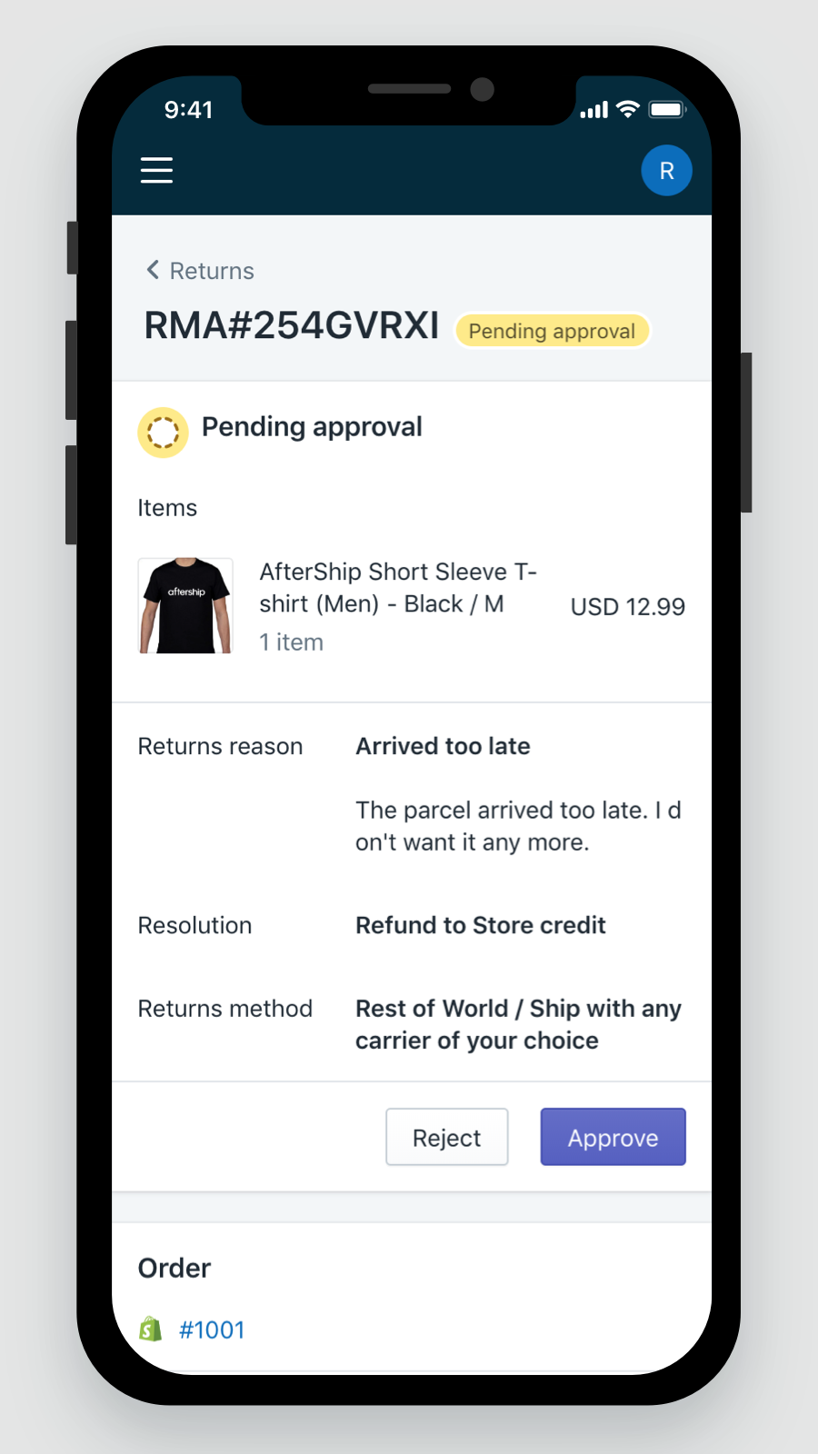 AfterShip Returns Center gallery image
