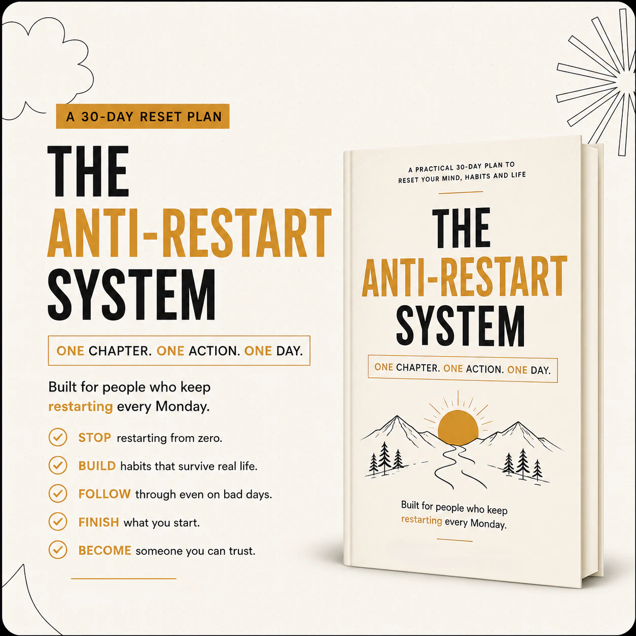 THE ANTI RESTART METHOD logo